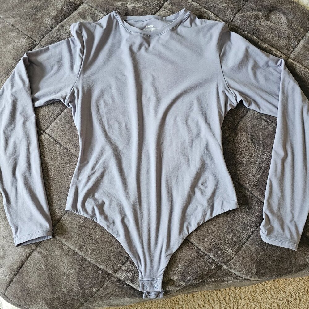 Long sleeve, high neck, body shaper, thong snap, SKIMS by Kim Kardashian
